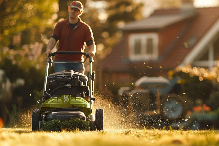 best battery push mower